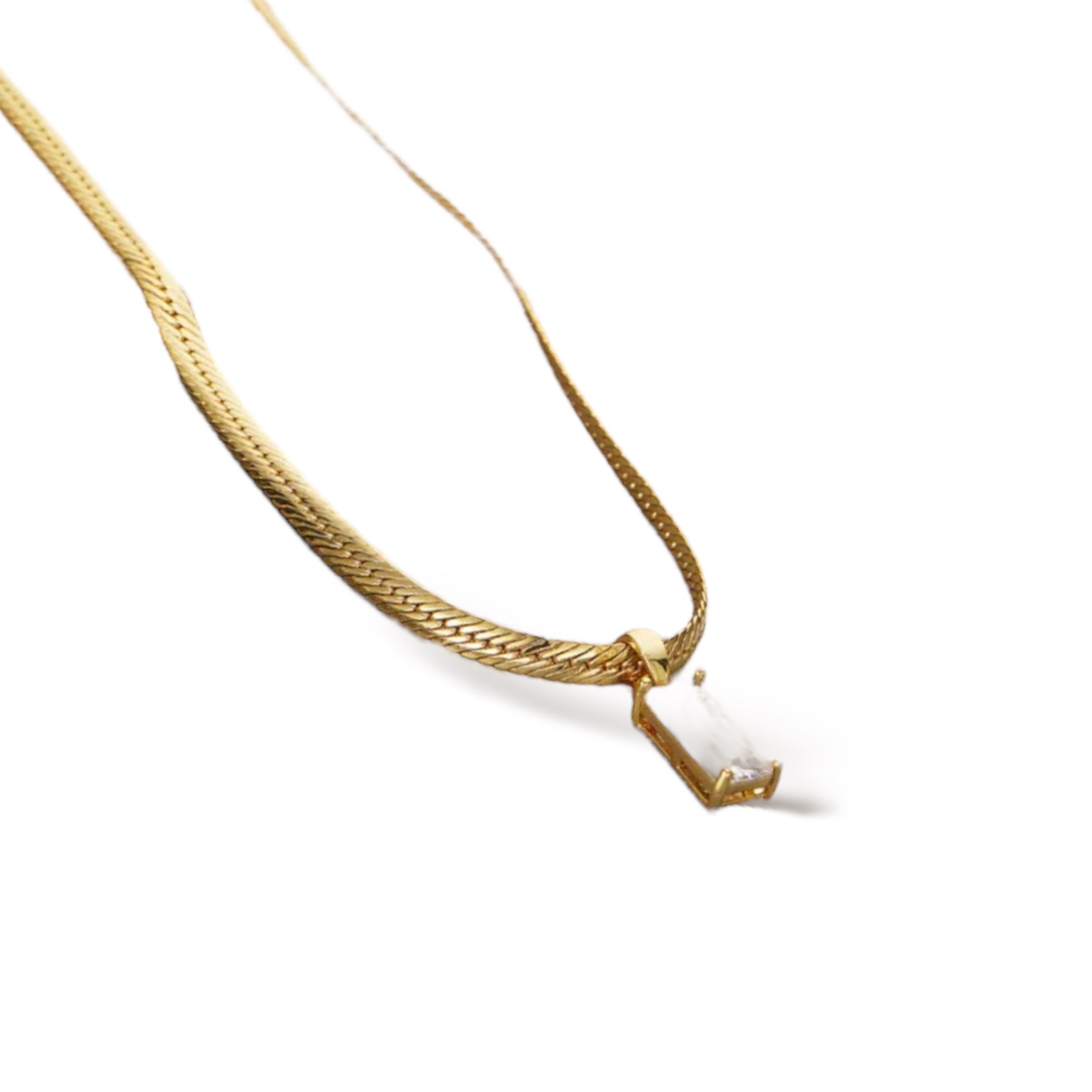 BB Golden necklace – Cherry Space Jewelry